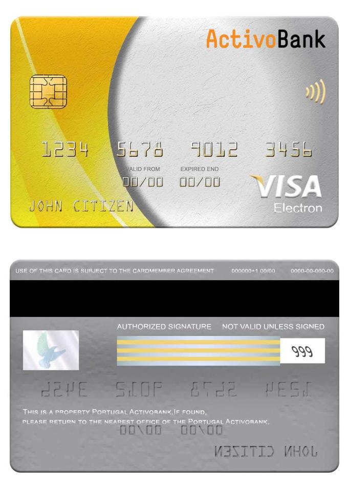 Portugal Activobank visa electron card